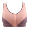 thumbnail image 1 of ameIAEA Women Front Closure Bras Push Up Bra No Underwire Plus Size Front Button Breathable Everyday Bras, 1 of 7
