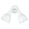 Sea Gull Lighting 8607-15 Adjustable Swivel Flood Light in White Aluminum