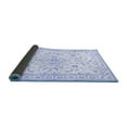 thumbnail image 2 of Ahgly Company Indoor Square Medallion Blue Traditional Area Rugs, 7' Square, 2 of 4