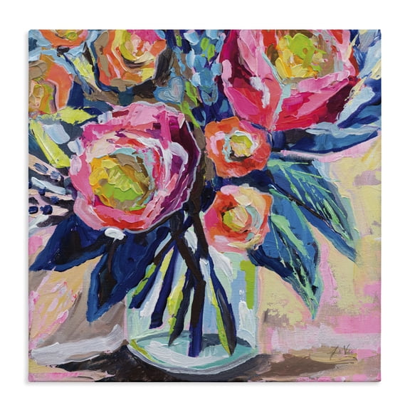 Stupell Industries Because You Love Me Canvas Wall Art, design by Jeanette Vertentes