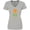 AC-Heather Grey, variant on Inktastic Happy Fall Y'all, Pumpkin, Arrow, Fall, Autumn Women's V-Neck T-Shirt