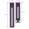 thumbnail image 2 of Correa de reloj inteligente Deportes Fitness Pulsera Correa de TPU Reemplazo de correa de reloj para Garmin Forerunner 35/30 Eigraketly EL2535-09, 2 of 2