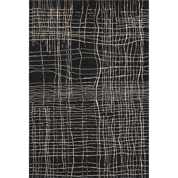 Dalyn Rugs Premium Machine Washable Mayfield AMF998 Black 2'6" x 3'10" Rug