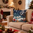 thumbnail image 4 of Cubiertas de Almohada de Navidad 45x45cm/17.72x17.72In - Decoración de Vacaciones Del Sofá Del Hogar, 4 of 6