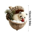 thumbnail image 2 of Forest Animals Acorn Decoration, Handcrafted Woodland Creature Christmas Tree Pendant Holiday Gift, Nature Inspired Tree Hanging Ornament with Rustic Charm, Rustic Decor 2026 Trend, 3.94in, F, 2 of 6