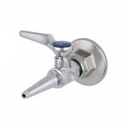 T&S Brass - Lab Panel Flange with Hose Cock, 3/8'' NPT Female Inlet