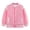 Hot Pink, variant on Boys Girls Classic Baseball Jacket Teen Kids Button Down Collar Bomber Coat Y2K Retro Varsity Jackets Color Block Sweatshirt