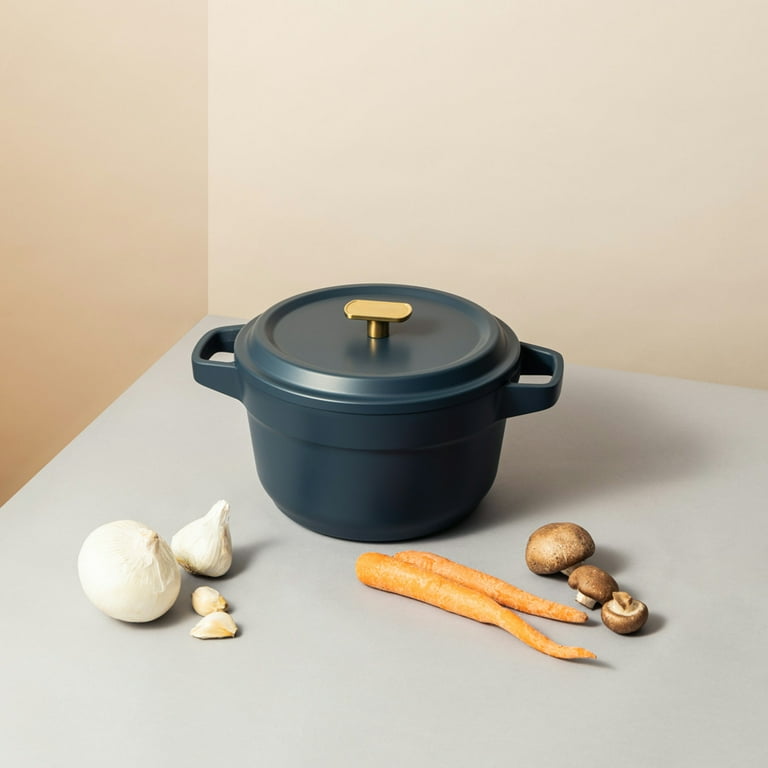 Free Shipping! Thyme & Table Diecast 5.5 QT Dutch Oven, Atlantic
