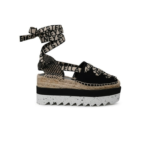 

STELLA McCARTNEY Woman Espadrillas Gaia In Cotone Nera