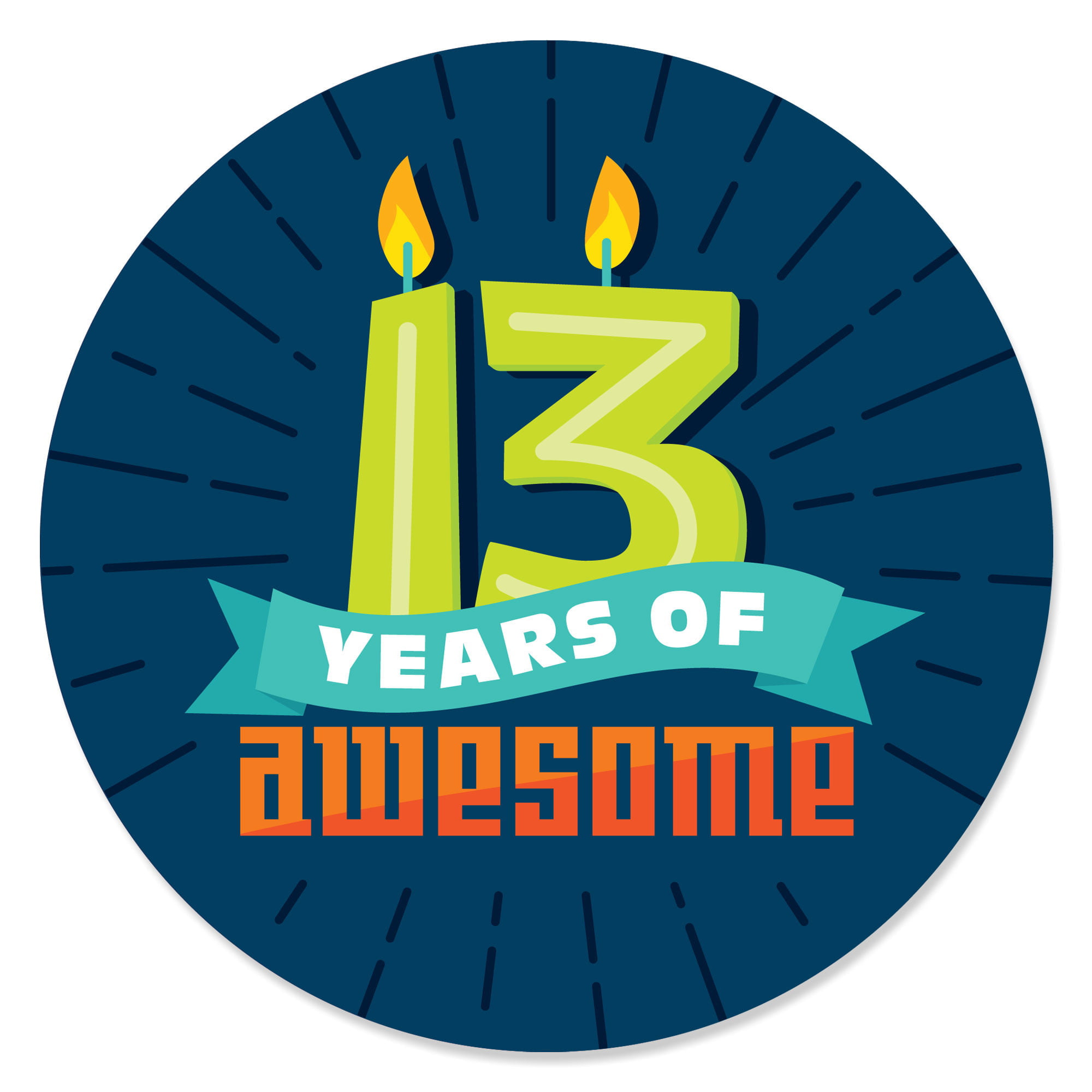 boy-13th-birthday-official-teenager-birthday-party-circle-sticker