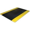Genuine Joe Safe Step Anti-Fatigue Floor Mats Warehouse, Factory - 36" Length x 24" Width - Black, Yellow