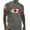 #190-Dark Gray, variant on Men Canada Flag Tee Short Sleeve Distressed Print Crew Neck Casual Regular Fit Soft Cotton Daily Wear Patriotic Top Black M Gifts for Father