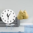 thumbnail image 2 of Reloj De Pared Con Bailarina Y Movimiento Silencioso, Sujetalibros De Cerámica Con Forma De Pera, Ideal Para Decorar La Cocina, La Oficina Y El Hogar., 2 of 8