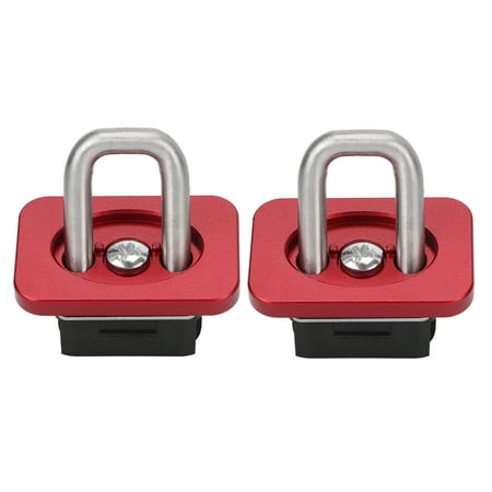 

Tie Down Anchors Side Wall Anchor Strong Stainless Steel Relibale 1000 LBS For Car Accessories Red