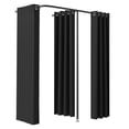 thumbnail image 1 of VEVOR Fitting Room Portable Dressing Room 79 x 39 x 79 in Privacy Space (Black), 1 of 9