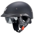 thumbnail image 2 of Medio casco de moto VCOROS VHF04 negro mate M, 2 of 8