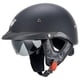 thumbnail image 2 of Medio casco VCOROS VHF04, negro mate, aprobado por DOT, 2 of 8