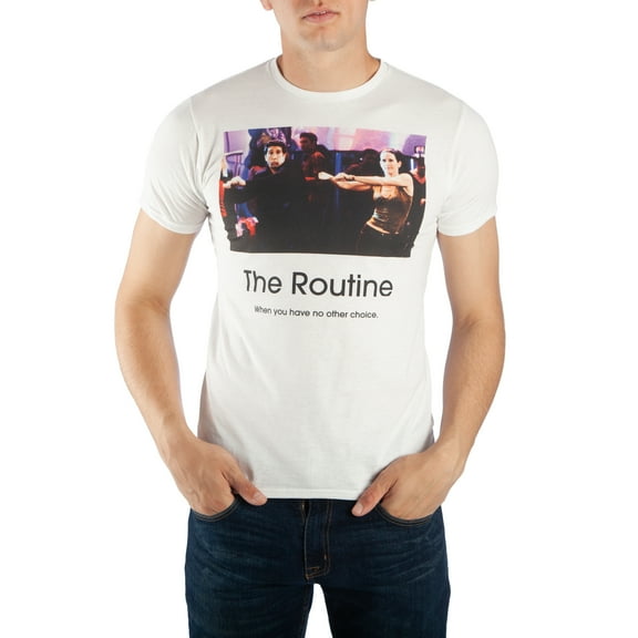 Friends The Routine Men's White Crew Neck Tee - M