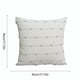 thumbnail image 3 of Funda de Cojín Decorativa a Rayas de Poliéster | Funda de Cojín Cuadrada Suave de 45X45 Cm para Sofá y Sala de Estar | Cojín Decorativo Primaveral para El Hogar, 3 of 6