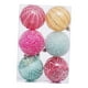 thumbnail image 1 of 6 colgantes de bolas navideñas, manualidades ligeras, decoración navideña para el árbol de Navidad Multicolor, 1 of 9