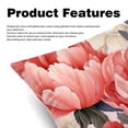 thumbnail image 2 of Peony Decorative Velvet Throw Pillow Covers for Chair - Set of 2, Unique Patterns, 16x16, 18x18, 20x20 Inches for Home Decor and Gifts, 2 of 6