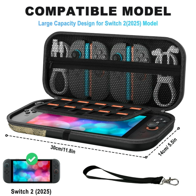 Carrying Case for Nintendo Switch 2 (2025), Zelda Switch