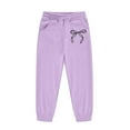 thumbnail image 4 of Byoo Tween Girl Outfit Sets Bow Graphic Pullover Hoody Sweatshirt Jogger Pants Sweatsuit Sets Soft Active Kids Tracksuit Sets, 4 of 6