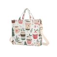 thumbnail image 7 of FORMRS Womens Corduroy Tote Bag Crossbody Shoulder Handbag with Pocket, White Christmas Cups, 7 of 7