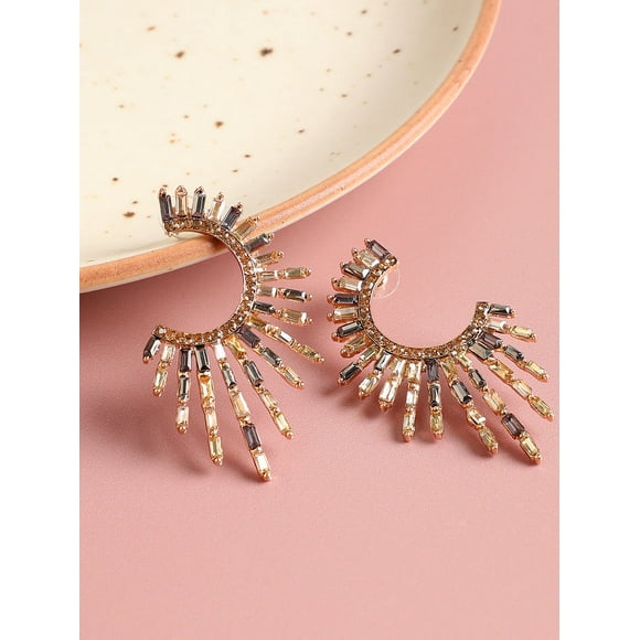 Designer Stone Studed Ear Cuffs
