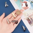 thumbnail image 3 of 6 Pcs 3 Colors Metal Shoes Pointed Protector Metal Shoe Toe Protectors Triangle High Heel Toe Caps Pump Toe Head Cap Cover for Shoes Protection Repair Accessories 1.14x1.02x0.47" Mixed Color, 3 of 9