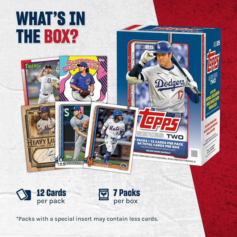 Topps Series Two ボックス 新品未使用 2025 Topps Baseball Series 2 Factory Sealed Value Box