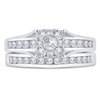 1 Carat T.w. Square Diamond 10kt White G