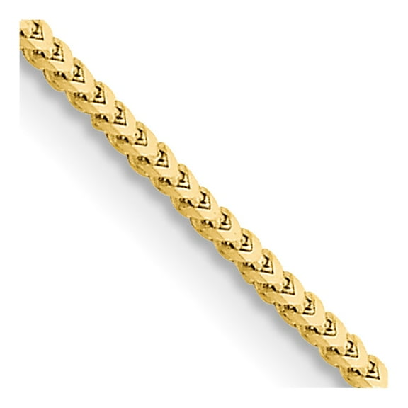 10K Yellow Gold Franco Chain Styles Necklace 1.5 mm 16 inch