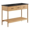 thumbnail image 1 of Modway Zaire 48" Double Sink Bathroom Vanity in Natural Black, 1 of 11