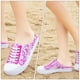 thumbnail image 2 of 1 par de zapatillas transpirables de verano Moda Graffiti zapatillas zapatos de playa rosa, 2 of 6