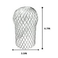 thumbnail image 3 of Set of 4 Expandable Filter Strainers,6.7X3.5In Aluminum Gutter Downspout Guard,Heavy Duty Gutter Down Spout Rain Protector, 3 of 5