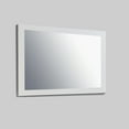 thumbnail image 2 of Eviva Sun 36" Glossy White Full Framed Bathroom Wall Mirror, 2 of 2