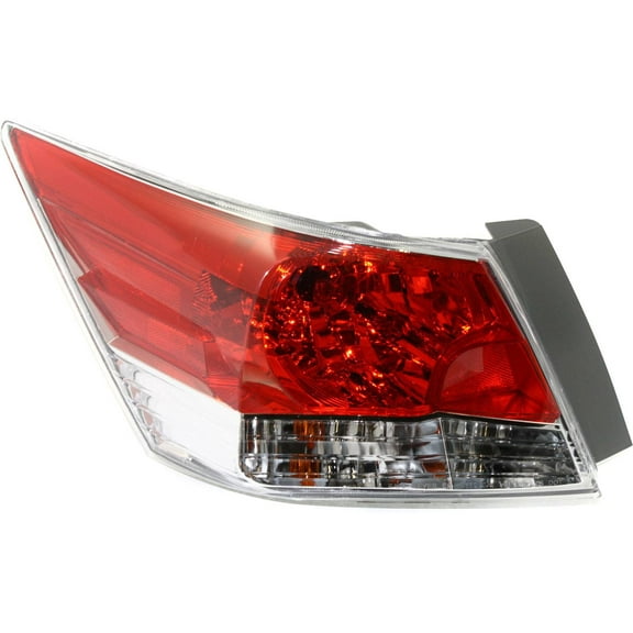 Tail Light Compatible With 2008-2012 Honda Accord Left Driver With bulb(s)
