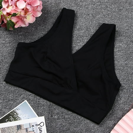 

Octpeak Cotton Pure Color Pregnant Women Wireless Breastfeeding Maternity