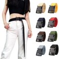 thumbnail image 4 of Outdoor Breathable Men Waist Belt Quick Release Buckle Red, 4 of 9
