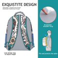 thumbnail image 5 of Colorful Vibrant Paisley Design Backpack - Waterproof & Durable Bookbag with Organized Storage, 5 of 6
