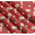 thumbnail image 3 of Soimoi Cotton Voile Fabric Leaves & Daisy Floral Printed Craft Fabric by the Yard 42 Inch Wide, 3 of 7
