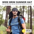 thumbnail image 3 of Outdoor Sun Hat For Men With 50+ UPF Wide Fishing Hat With Neck Flap, 3 of 4