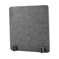 thumbnail image 1 of Mampara acústica para mesa, separador, biombo, divisor de mesa para la zona de recepción. Cuadrado gris oscuro, 1 of 9