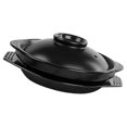 thumbnail image 3 of 1 Set Ceramic Stockpot For Cooking Multi-use Ceramic Cookware For Braising And Stewing Large Capacity Stewing Pot Noodles Ramen Pot With Lid And Tray, 3 of 8
