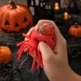 thumbnail image 6 of Spider Grape Ball Halloween Dumpling Squishy Soft Squeeze Mystery Squishy with Slow Rising Squishy Texture and Fidget Sensory Squeeze Toys for Desk Entertainment, Novelty Toy, 6 of 7