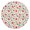 68, variant on Spring Floral Round Tablecloth with Elastic Edge, Daisy Print for Indoor Outdoor Kitchen Dining Use, Fits 44-52 Inch Tables