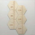 TUMALL Wooden Growth Chart Decorative Stickers Height Charts for Kids