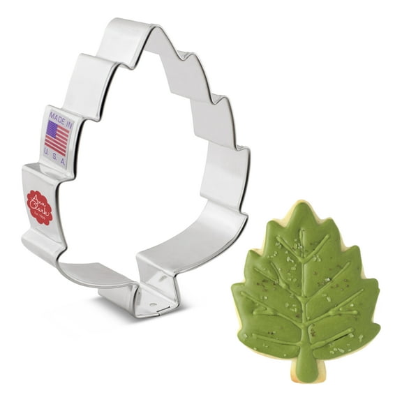 Ann Clark Birch Leaf Cookie Cutter 4", Made in USA