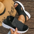 thumbnail image 6 of Dakaela Womens Walking Sandals Arch Support Platform Orthotic Slingback Summer Shoes Plantar Fasciitis Casual Open Toe Sport Sandal Black Size 6.5, 6 of 9